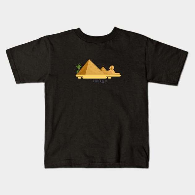 Giza Kids T-Shirt by TambuStore